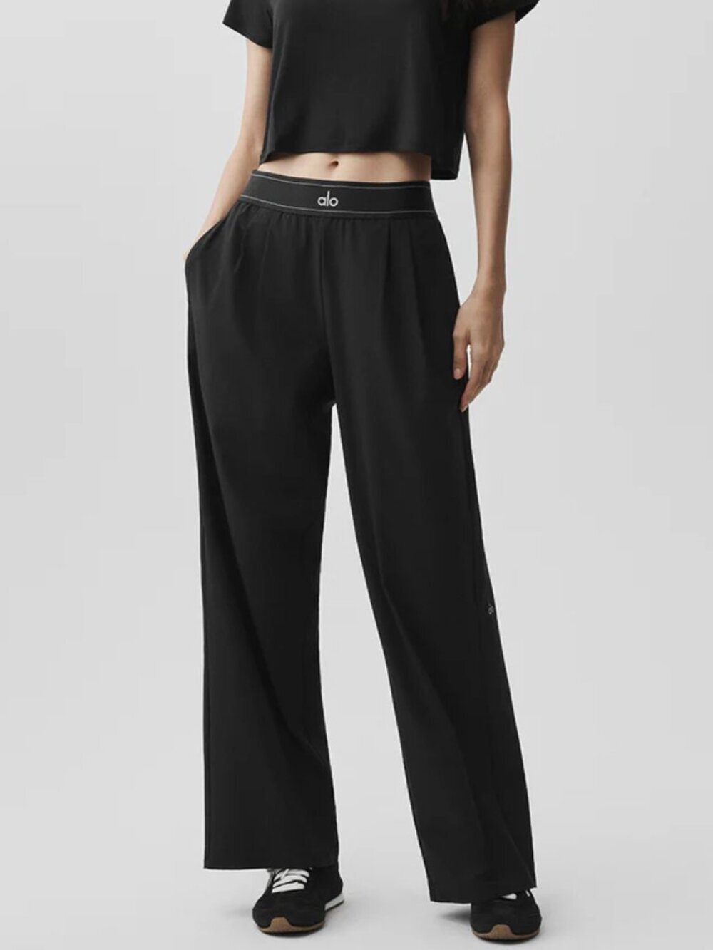 💁‍♀️💖NWT ALO Yoga Suit Up Trouser Black  (Regular) 30 inches Women's pants